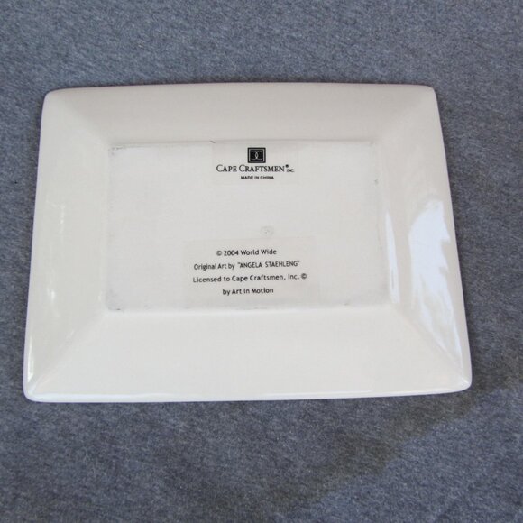 2004 angela staehleng Rheingau Riesling Kraushaar Label trinket Tray dish (W3192 - Picture 3 of 4
